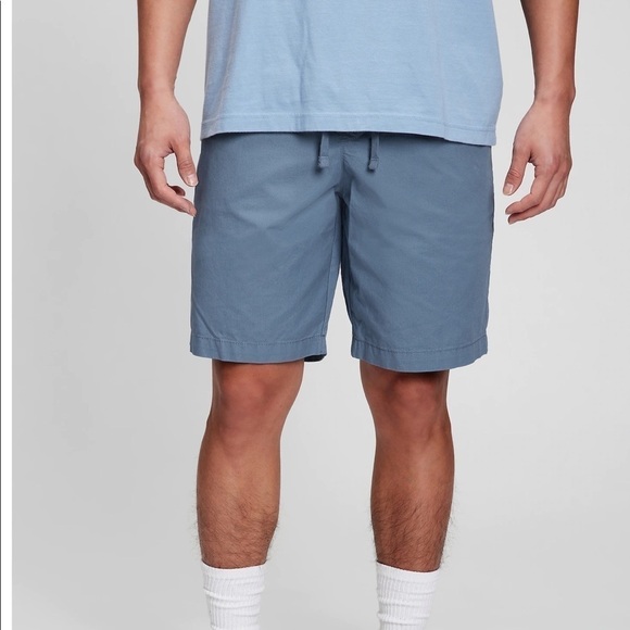 Gap 9" Easy Shorts With Washwell - Blue - Picture 1 of 8